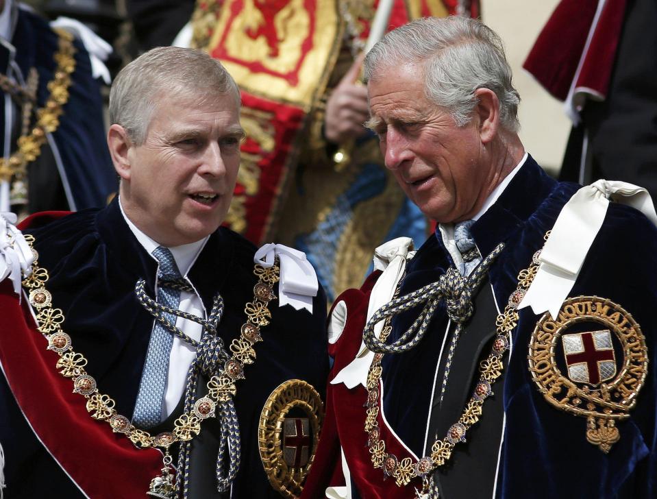  Prince Andrew has denied that there is any feud between him and his brother Prince Charles