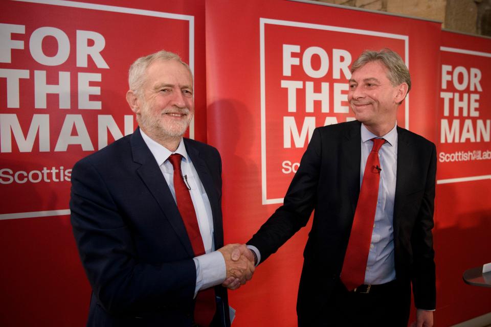  Mr Corbyn was speaking in Glasgow with Scottish Labour leader Richard Leonard