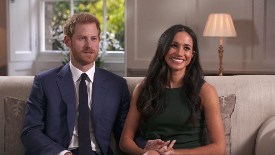  Prince Harry has said his late mum Princess Diana would be 'jumping up and down with joy' at his engagement to Meghan Markle