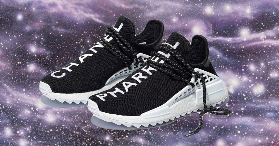  The Chanel x Adidas NMD Hu shoes have a price tag of £800