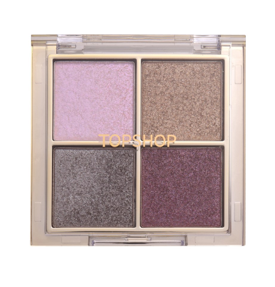 Topshop Limited Edition Glitter Eyeshadow Palette in Virtual Reality; £15; topshop.com