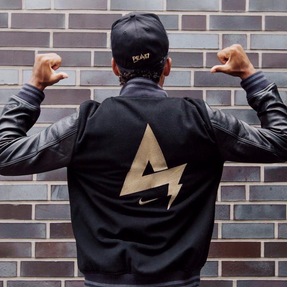 Pierre-Emerick Aubameyang has his own symbol, meant to show off his lightning-fast speed