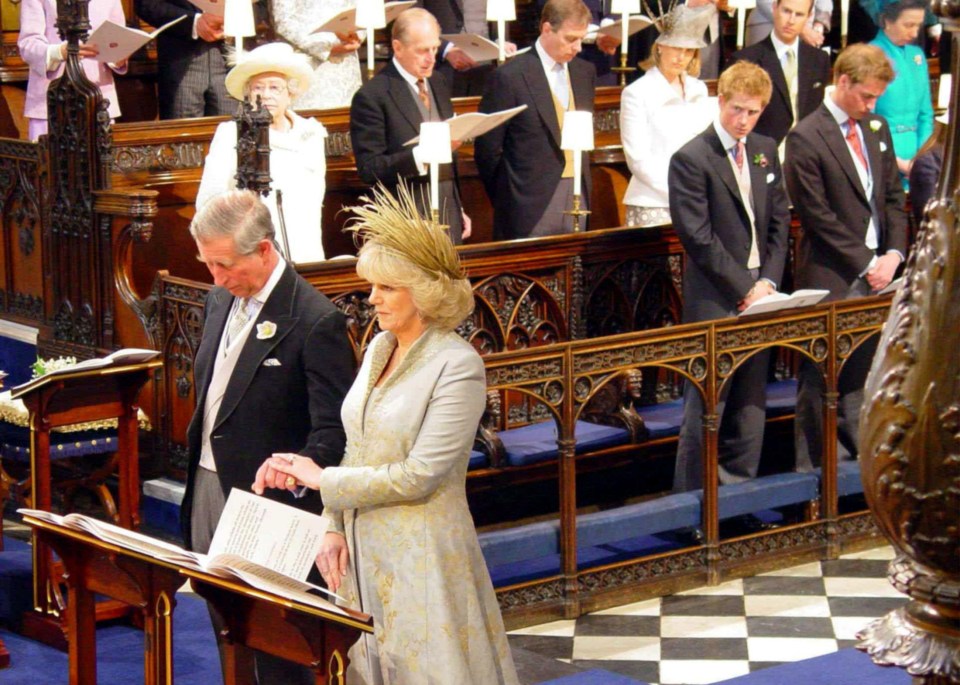 Prince Charles and Camilla had their marriage blessed in the Windsor chapel