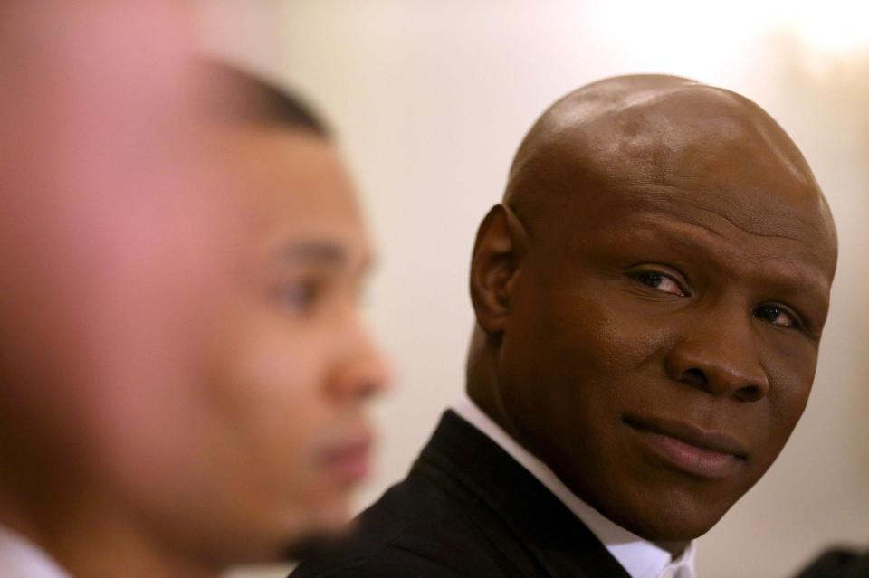  Chris Eubank Sr is guiding his son's boxing career