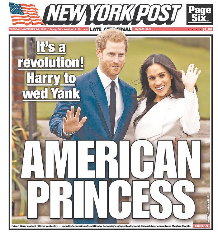  How the American press reacted to the engagement news