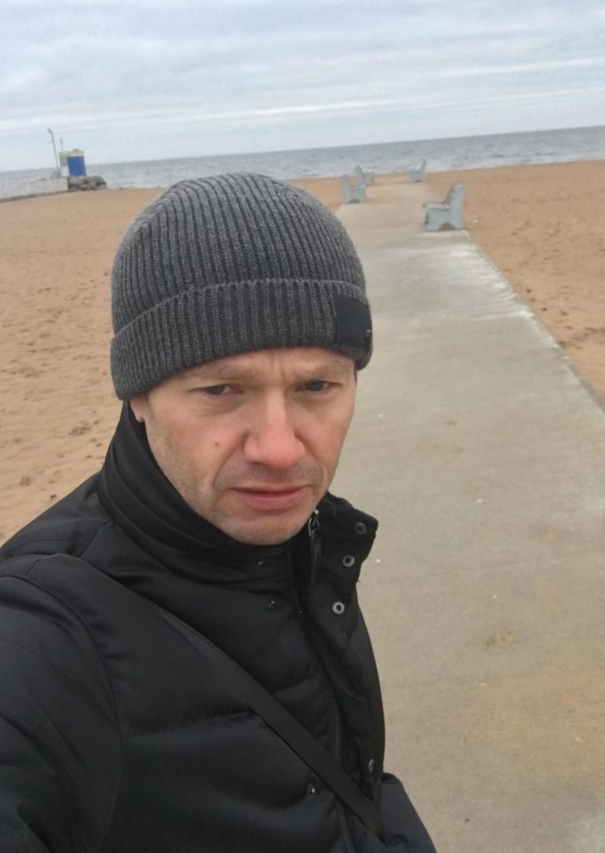  Neil Ashton found little to cheer on his trip to Repino, 45 minutes north-west of Saint Petersburg, with waves crashing in from the Gulf of Finland