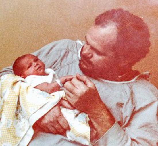  Meghan, pictured as a baby with her father Thomas Markle, was born Rachel Meghan Markle on August 4, 1981 in Los Angeles, California