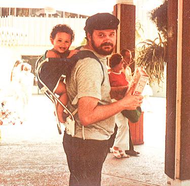  Meghan, pictured as a young child with her dad Thomas, was educated at private schools from the age of five