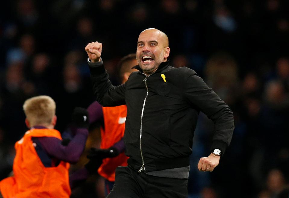  Manchester City are now eight points clear at the top of the table