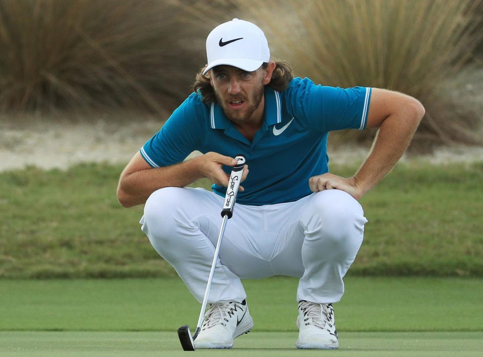  England's Tommy Fleetwood holds the lead by himself in the Bahamas