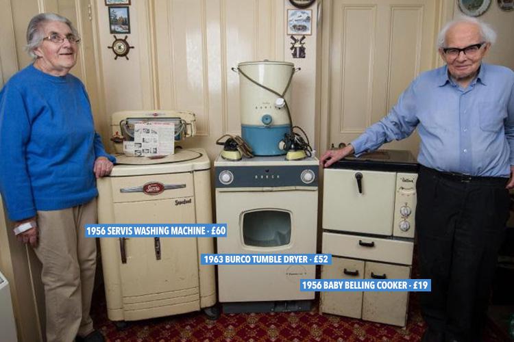  Sydney and Rachel Saunders are upgrading their household appliances more than 50 years after they bought them