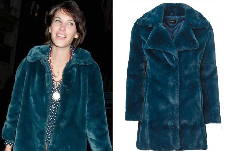  Alexa Chung's £5,460 Marc Jacobs faux fur coat can be sweapped with an identical lookalike for just £29.99