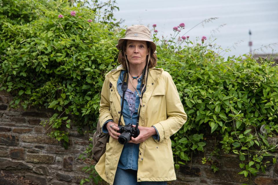  Doc Martin: We know she’s been a guest star in this show before, but it’s still very odd seeing Hollywood leading lady Sigourney Weaver (right) popping up in Portwenn