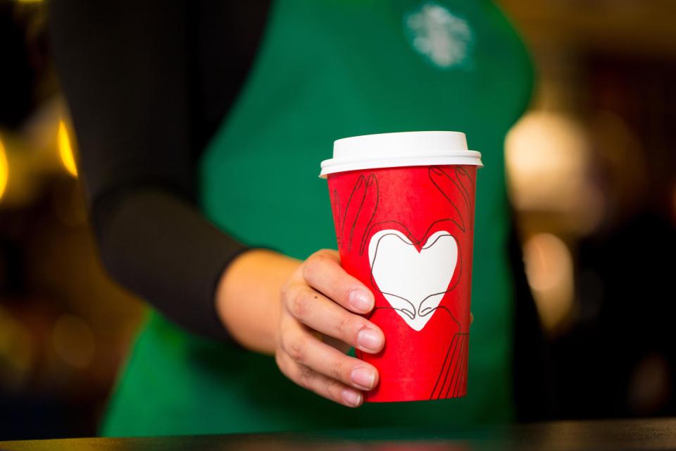  New red cup design launches on 29 November, marking the start of Cheer for Good and celebrating giving back to communities