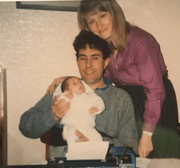  James Argent posted a snap of himself and his mum and his lookalike dad 30 years ago