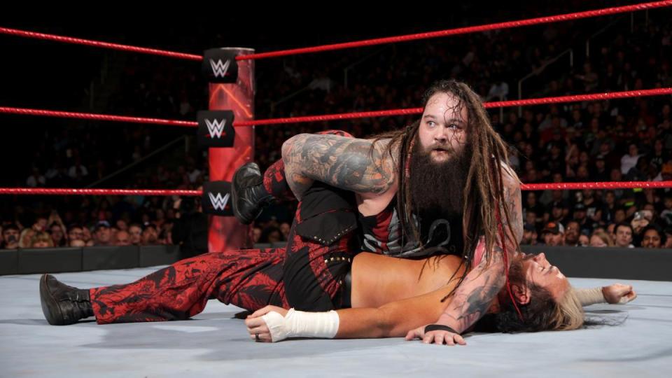  Bray Wyatt pins down Matt Hardy