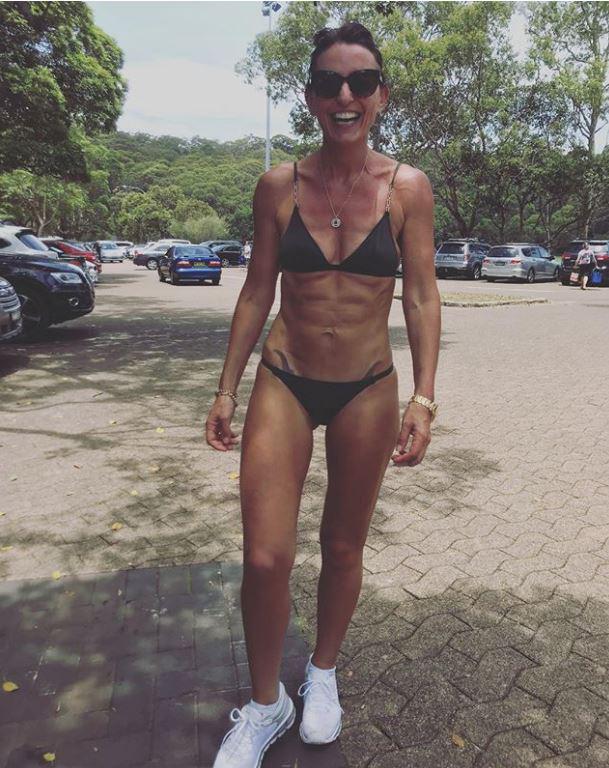  Davina loves showing off her toned physique, and posted this photo to her Instagram account earlier this week