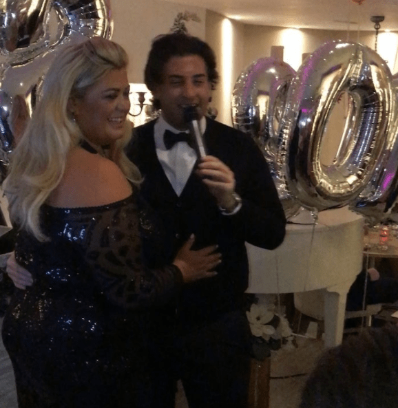  James 'Arg' Argent and Gemma Collins sang a romantic duet together in Marbella as they celebrated New Year