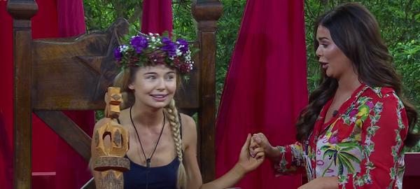  Georgia Toffolo (left) won I'm A Celebrity 2017