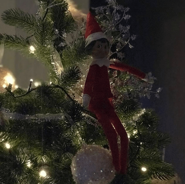  And Katie has also been doing Elf on the shelf this year