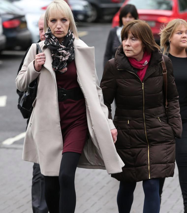  Clodagh’s sister Jacqueline Connolly and mother Mary Coll at the inquest