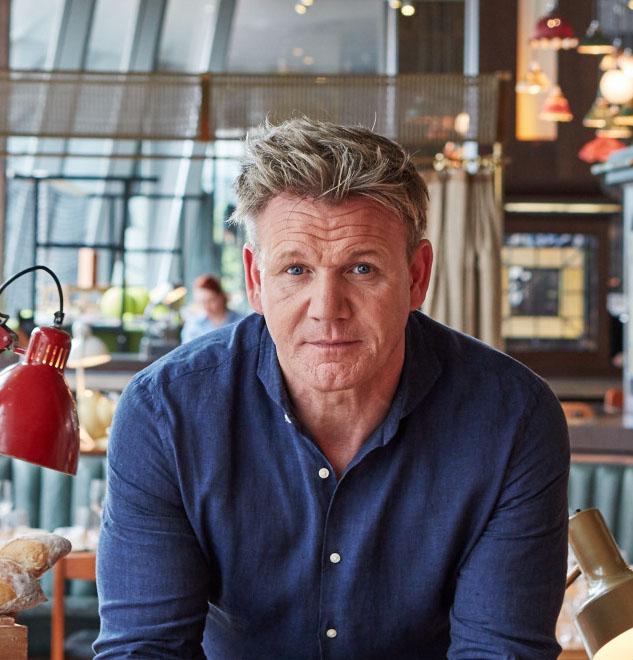  Gordon Ramsay has taken his culinary skills over the pond to the USA