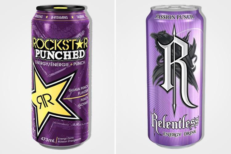  The worst offender was is Rockstar Punched energy in guava flavour, which contains a whopping 16 teaspoons of sugar, followed by Relentless energy passion punch with 14 teaspoons