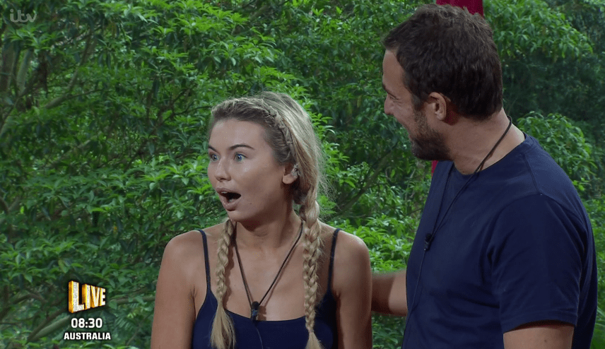  Second place Jamie Lomas grinned as Toff stared open mouthed as they said her name