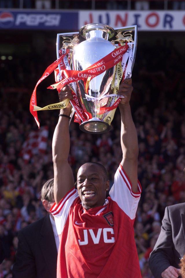  Ian Wright retired from football as leading all-time goalscorer for Arsenal