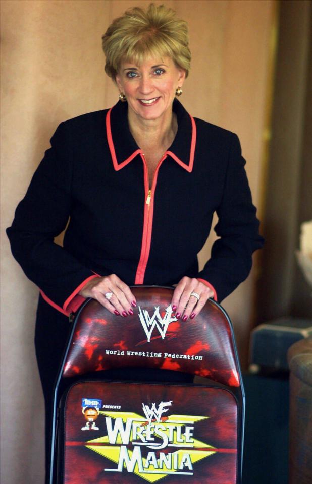  Linda McMahon - Vince's wife - helped launch the XFL