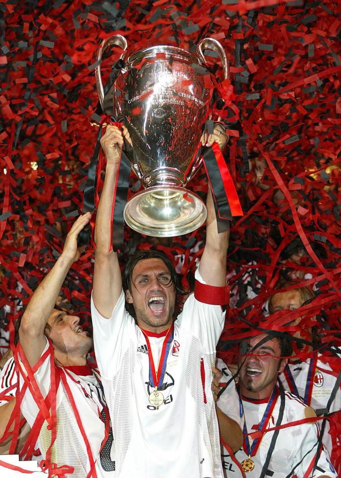  Paolo Maldini won 5 Champions League titles as a player