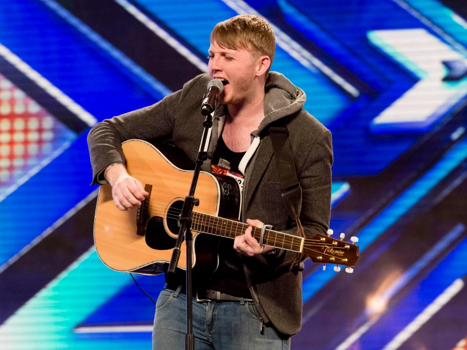  James sang an original track in his first audition