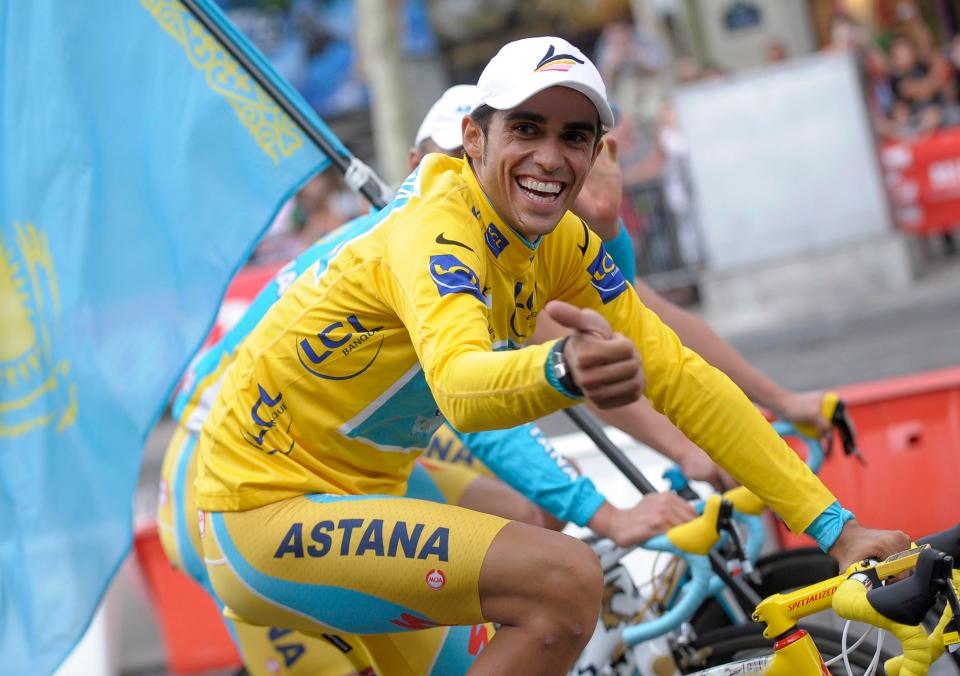  The drug allegedly found was Clenbuterol, the asthma drug Alberto Contador was found guilty of using when he was stripped of his Tour de France title in 2010