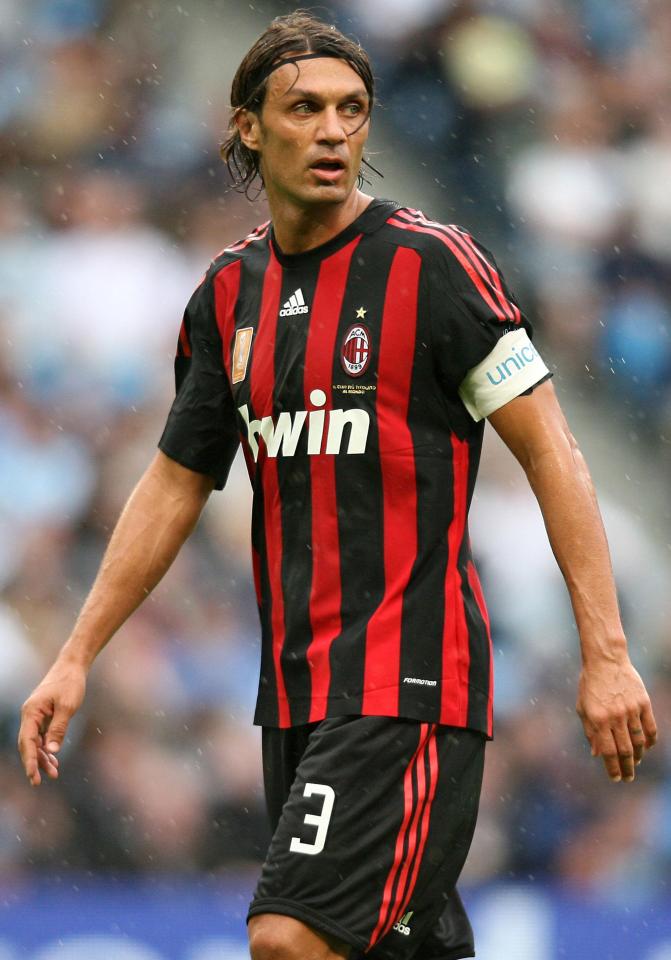  Paolo Maldini spent his whole career at AC Milan