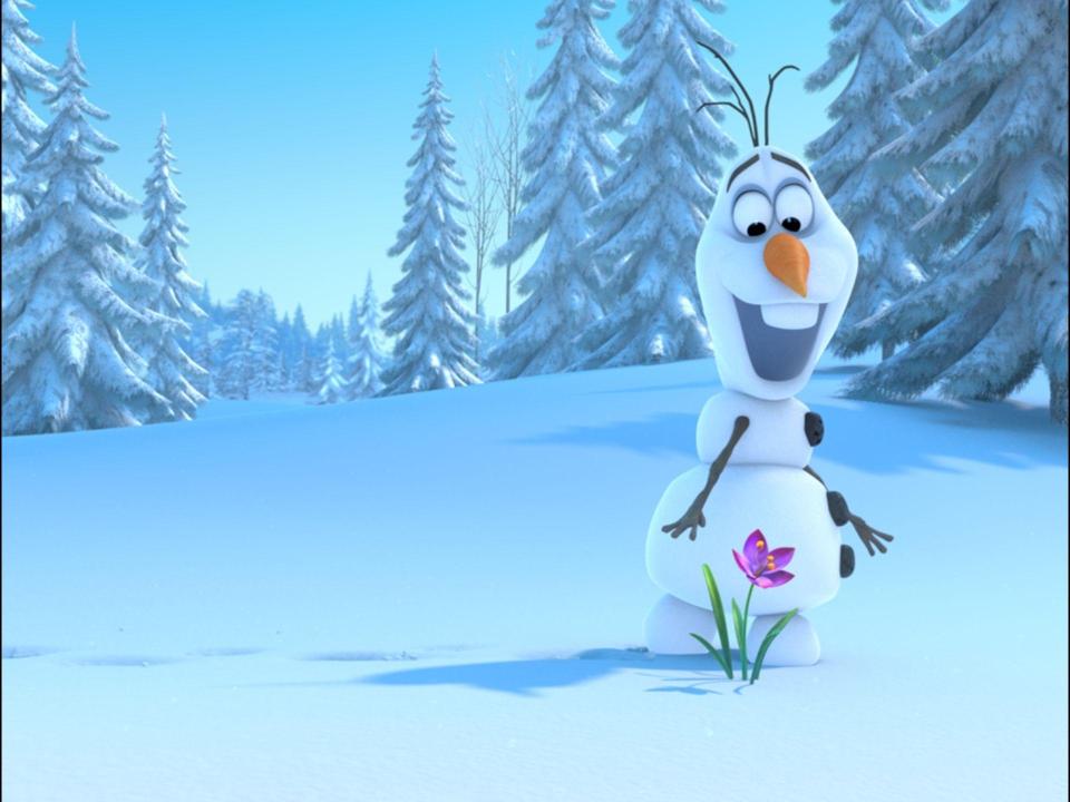  Olaf the snowman is one of the film's much loved characters