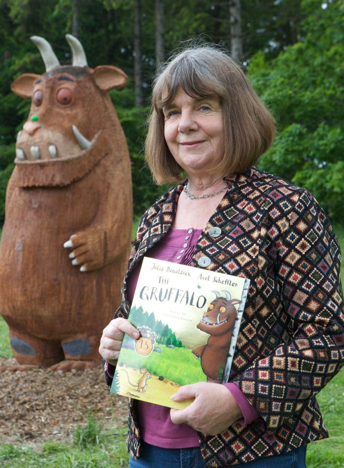  Julia is known for her story of The Gruffalo