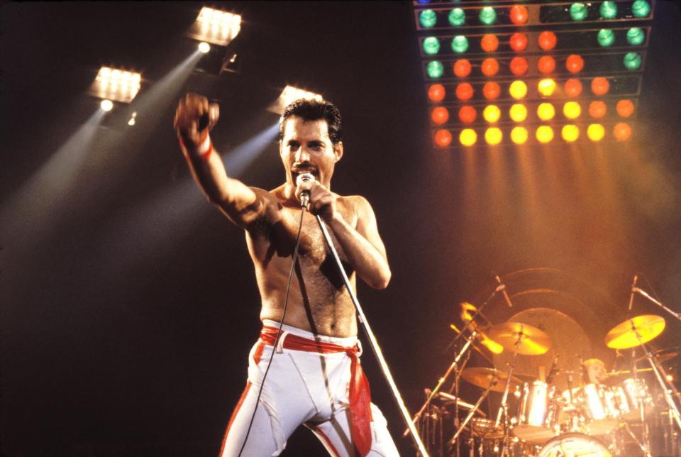  The real Freddie Mercury pictured in 1982