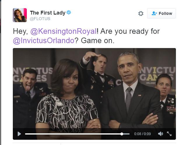 The First Lady also used her official social media channels to promote the Prince’s project