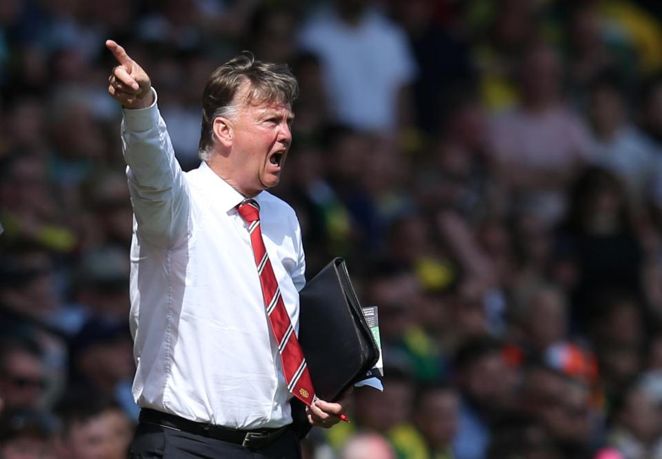  Louis van Gaal was blasted by United fans for the boring football played during his two seasons at Manchester United