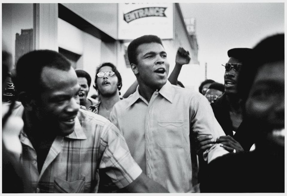  Muhammad Ali marched against the Vietnam war