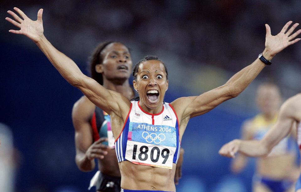  Holmes triumphed in the 1,500m Olympic final in Athens