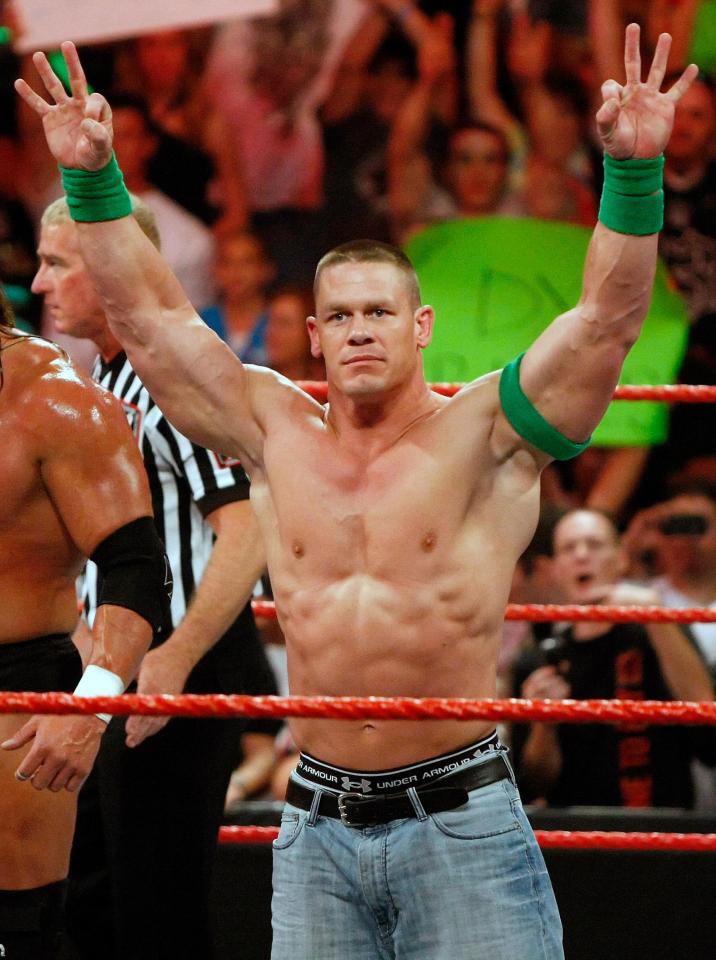 John Cena has revealed he 'defecate4d' during a match as he was suffering with food poisoning