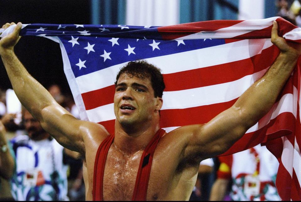  Kurt Angle was a real American hero when he arrived in the WWE