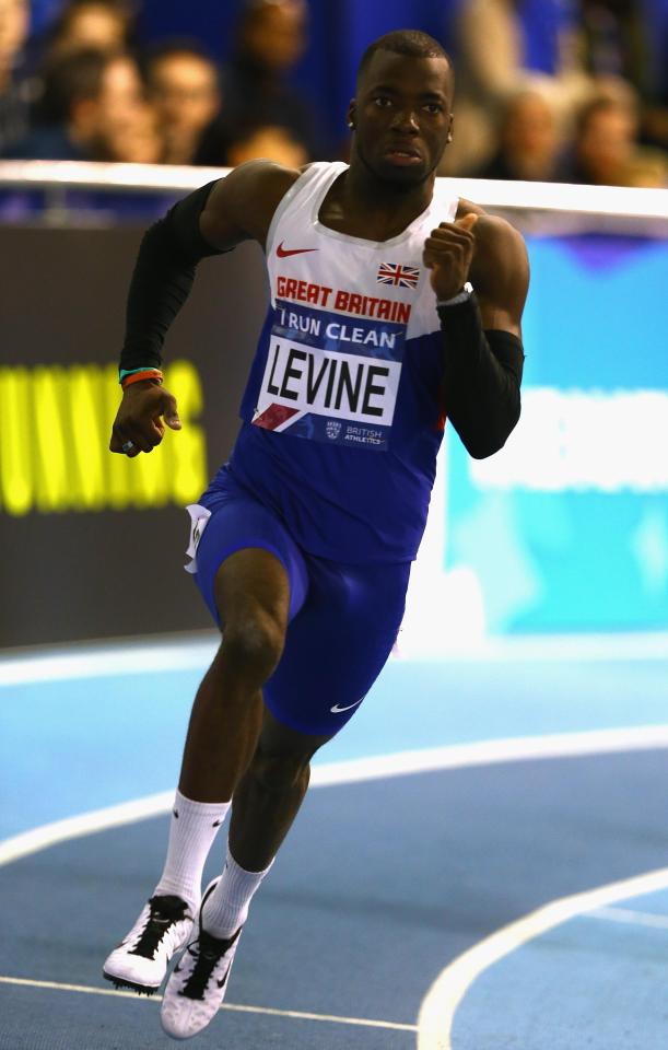  British sprinter Nigel Levine has allegedly failed a drugs test