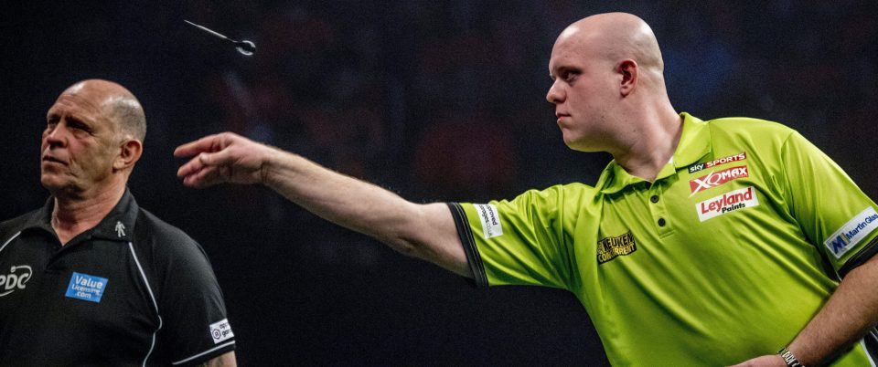  Van Gerwen has swept past the opposition by winning the past four majors