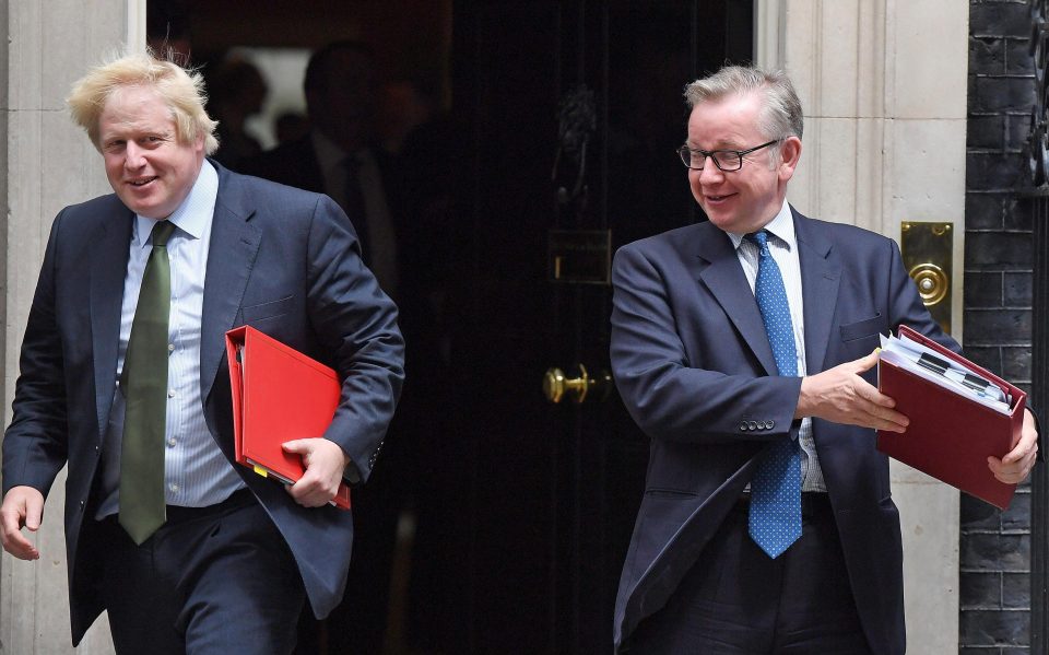  Boris Johnson and Michael Gove see themselves as guardians of Brexit