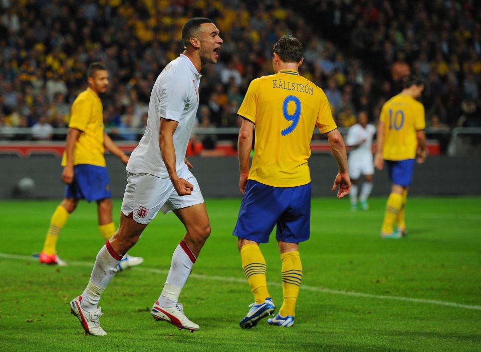 Caulker scored on his England debut against Sweden back in 2012