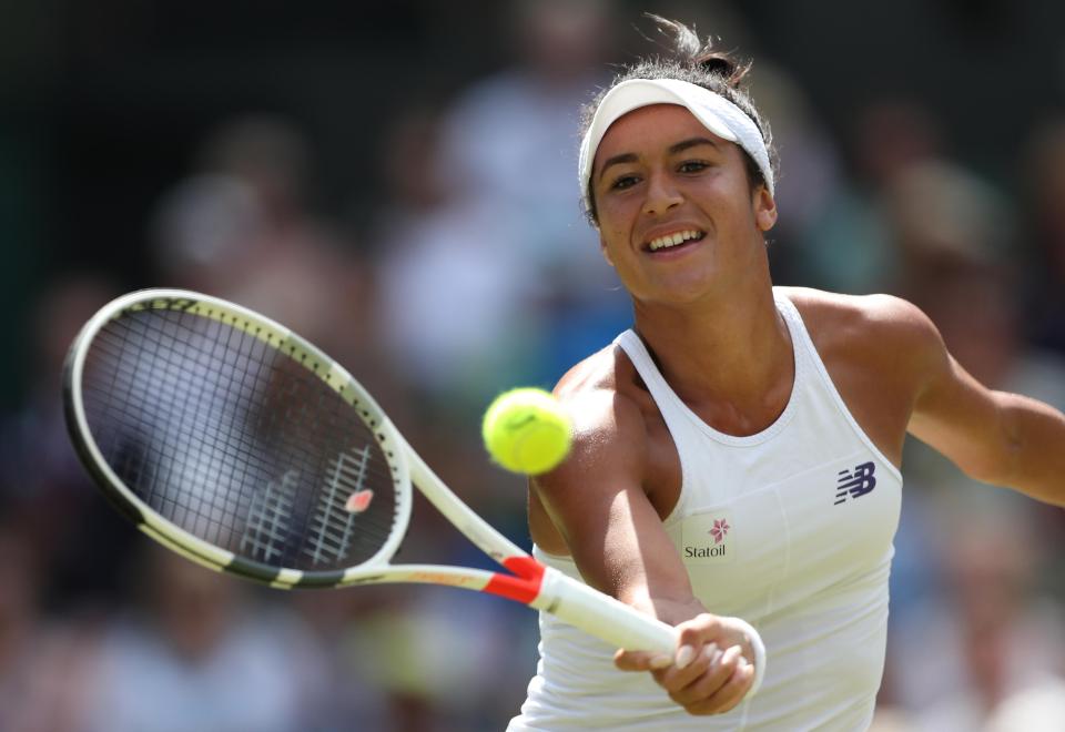  Tennis player Heather Watson is yet another celebrating her 25th on the day