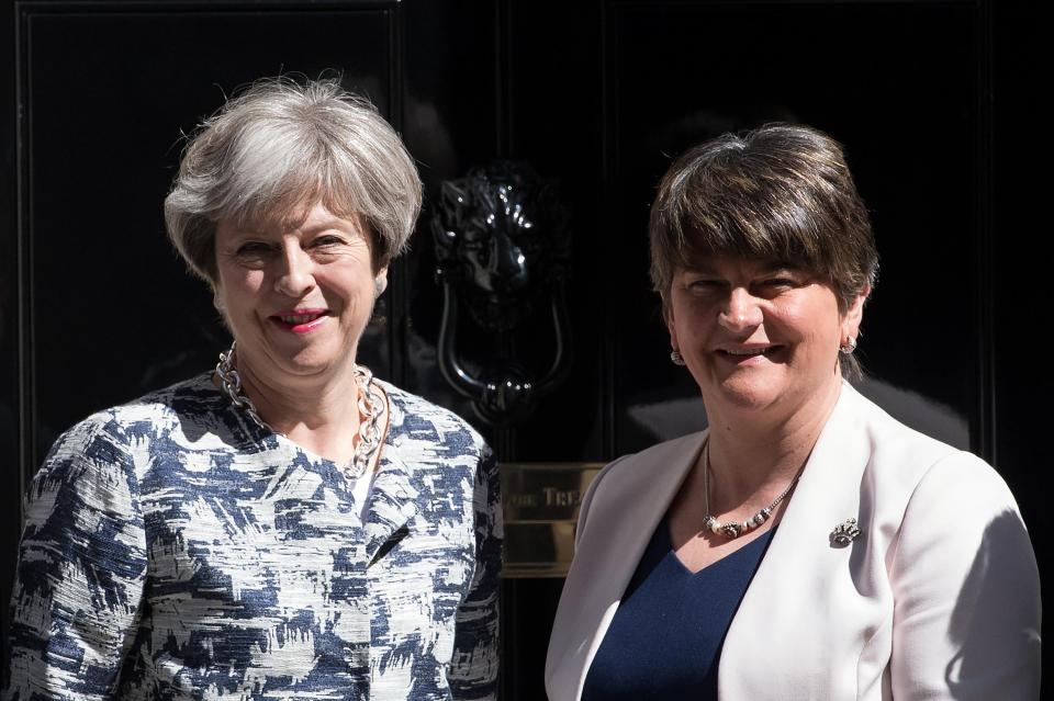  Theresa May is in a race to get the DUP to agree to her plans for the Irish border