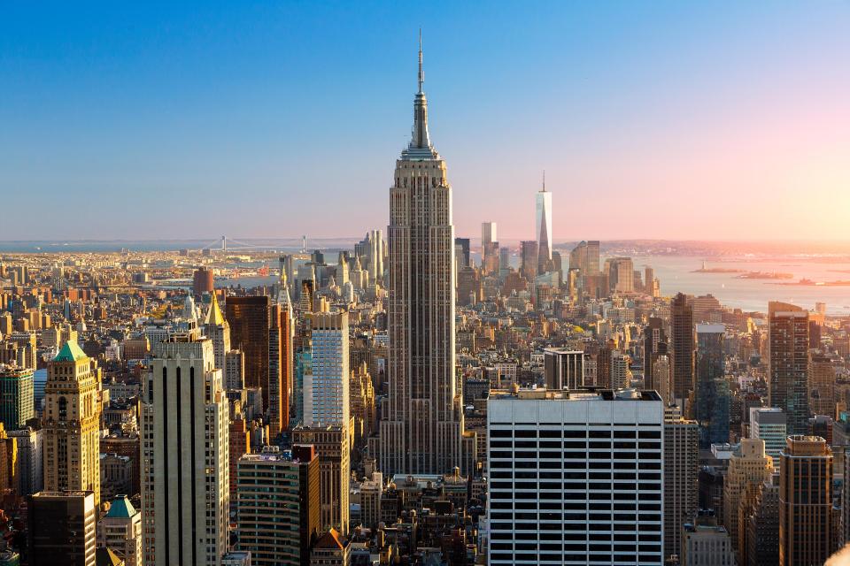 At 1,454ft-tall the Empire State Building has been named as one of the Seven Wonders of the Modern World by the American Society of Civil Engineers. 